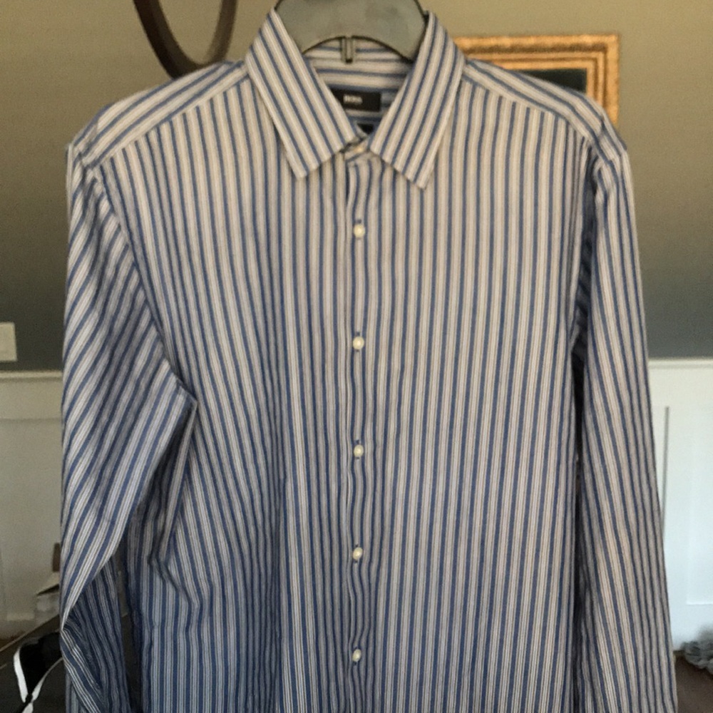 Hugo Boss men’s sharp fit shirt 16 32/33 *EUC*